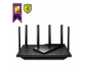 TP-LINK  Archer AX73  AX5400 Wi-Fi 6 Wireless Gigabit Router, 4804Mbps at 5Ghz + 574Mbps at 2.4Ghz, 802.11ax/ac/a/b/g/n, 1 Gigabit WAN+4 Gigabit LAN, OFDMA, 4x4 MU-MIMO, HomeShield, Band Steering, USB3.0, 6 fixed antennas